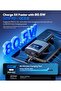 شاحن سيارة قابل للسحب بقوة 80.5 واط، محول سيارة بتقنية بلوتوث 5.3، 3 منافذ شحن سريع USB-C وUSB-A وLightning - 3