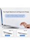 2PCS Zinc Alloy Mini Foldable Laptop Stand, Portable Computer Keyboard Riser with 2 Adjustable Angle - 6