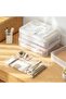 Stackable Plastic Craft Storage Box with 7 Adjustable Compartments, Large Capacity Organizer for Bea - 7