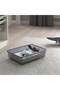 Mesh storage box, dark grey, 42x30x10 cm - 2