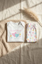 Luvie Sweet Heart Baby Girl Long Sleeve Bodysuit and Colorful Heart Patterned Leggings Double Bottom Top Set - %100 Y - 3