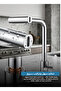 4-Mode Kitchen Sink Faucet with 360° Rotating Arm, Rain Shower Water Flow, Multi-Function Sprayer, Single Handle and Durable ABS & Copper Construction - 5
