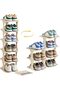 Adjustable 6-Tier Vertical Shoe Rack, Space-Saving Compact Shoe Organizer for Closet, Entryway and B
