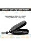 Leather Car Key Fob Cover, Soft Protective Case for Keyless Remotes, Scratch-Resistant Key - 2