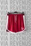 Volleyball Printed Jersey Sports Training Shorts with Piping Detail