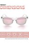 Classic Square Sunglasses for Men Women Polarized UV400 Protection | Lightweight Rectangular - 3