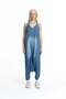 Blue Balloon Silhouette Denim Jumpsuit 19198 - 3