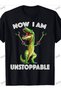 قميص A I'Unstoppable Now-Rex Fun ذو طابع ديناصورات ممتع - 2