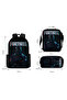 3-In-1 Series Backpack School Backpack Black - 2