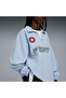 x سويت شيرت من النايلون من Fenty باللون الأزرق ذو ياقة كلاسيكية - 2