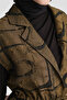 Jacquard Vest Suit Oil Green - 4
