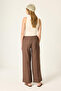 High Waist Loose Leg Pants - 4