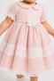Lace Detail Special Design Baby Girl Children's Evening Dress Hair Band Mevlüt Birthday Set 7029 - 5