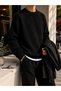 Men's Premium Oversize Soft Crew Neck Knit Sweater