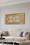 Set of 4 Zikir Wooden Ornaments on Velvet - Islamic Wall Art for Home, Office, and Mosque Decor - 3