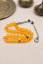 Natural Citrine Stone 33-Piece Prayer Beads with Metal Tassels 8mm Sphere Cut 902843 - 2