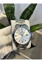 Silver Color Metallic Dial Men's Watch with Calendar