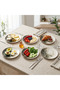 Marble 6-Piece Porcelain Cake Plate Set - 3