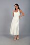 Women's Halter Neck Lycra Interlock Fabric Midi Dress