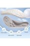 3 Pairs Massage Insoles, Memory Foam Shoe Inserts with Arch Support Cushioning, Shock Absorp - 3