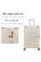 4PC ABS Hardside Luggage Set 14/20/24/28 Inch with TSA Lock & Spinner Wheels, Includes Travel Makeup Case, Lightweight Carry-On & Checked Suitcase Set for Women Men - 5