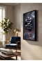 Canvas Wall Art Stretched Over Wooden Frame with Black Floating Frame Featuring Motivational Phrase - 3