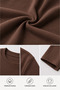 Men's Premium Brown Oversize T-Shirt – Breathable, Soft Textured, Anti-Sweat, Comfortable Fit, Basic - 7