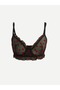 Lcw Dream Black Underwire Unpadded Heart Patterned T-Shirt Bra - 2