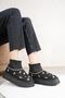 Black Suede Stretch with Dense Wool Inside, Embroidered Women's New Season Mini Boots