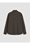 Ozmarka New Season Brown Relax Fit Men's Shirt - 6