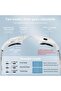 Red Light Therapy Glasses: White Eye Care Device - Puffy Eyes Relief Eye Therapy Device for Eye Strain Relief Dark Circles Reduction - 6