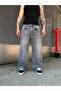 Anthracite Extra Baggy Washed Premium Trousers Blue Wide Leg