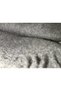 Women's navy scarf 32x180cm cashmere-soft tassel warm. - 2