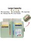 Women's zippered wallet coin pocket anti-theft. - 3