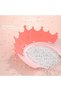 Baby bath cap, for children aged 0-9, adjustable children's swim protects eyes and ears, pink crown. - 2