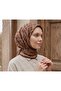 Infinite Knitted Pattern 90X90Cm Matte Cotton Scarf - 5