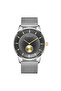 Men's Stainless Steel Watch, Silver Mesh Band | Trnda-43mm