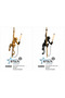 Hanging Monkey LED Pendant Light – Creative Rope Swing Decorative Lamp - 2