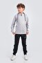 Boy's Scuba Potential Thick Striped Hooded Diving Fabric Tracksuit Set Esf7026