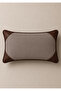 Duo Throw Pillow |   Leather & Fabric |   Design Your Own Color |   Custom Color Options - 2
