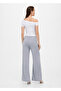 High waist loose leg Palazzo Pants - 4