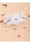 Girls White Rhinestone Embellished Hair Clip - 4