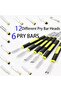 Pry bar set 6pc double-headed. - 3