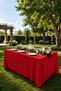 Seamless Rectangular Tablecloth 320X220Cm - No Ironing Required - Wedding Event Organization Hotel Restaurant