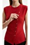 Asymmetrical Pleated Joey Knitwear Blouse - 3