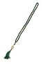 Pearl Patterned Tasseled 99 Gift Prayer Beads - 8 mm Crystal Plated Green - 2