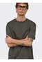 Coffee Men's T-Shirt 22022532 Onsfred Life Ss Tee Noos - 4