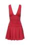 Double Layer Diving Fabric Collar Dress G9058 - 4