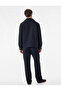 Normal Waist Pocket Regular Fit Classic Cut Trousers - 4