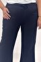 5041 Belted Spanish Flare Trousers - Black - 2